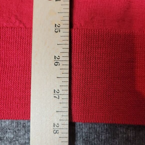 Brooks Brothers Mens Sweater Size XL 100% Supima Cotton V-Neck Red Pullover - Picture 9 of 12